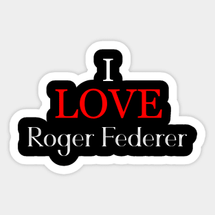 Roger Federer Sticker